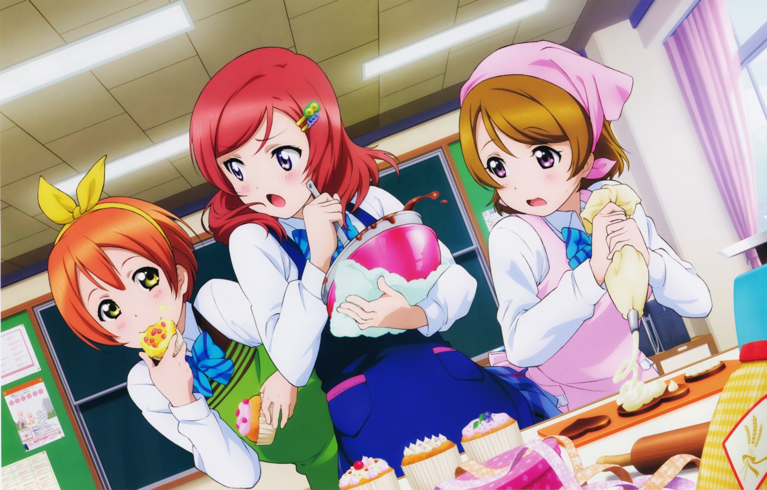 hoshizora_rin koizumi_hanayo love_live! nishikino_maki seifuku yoshida_minami