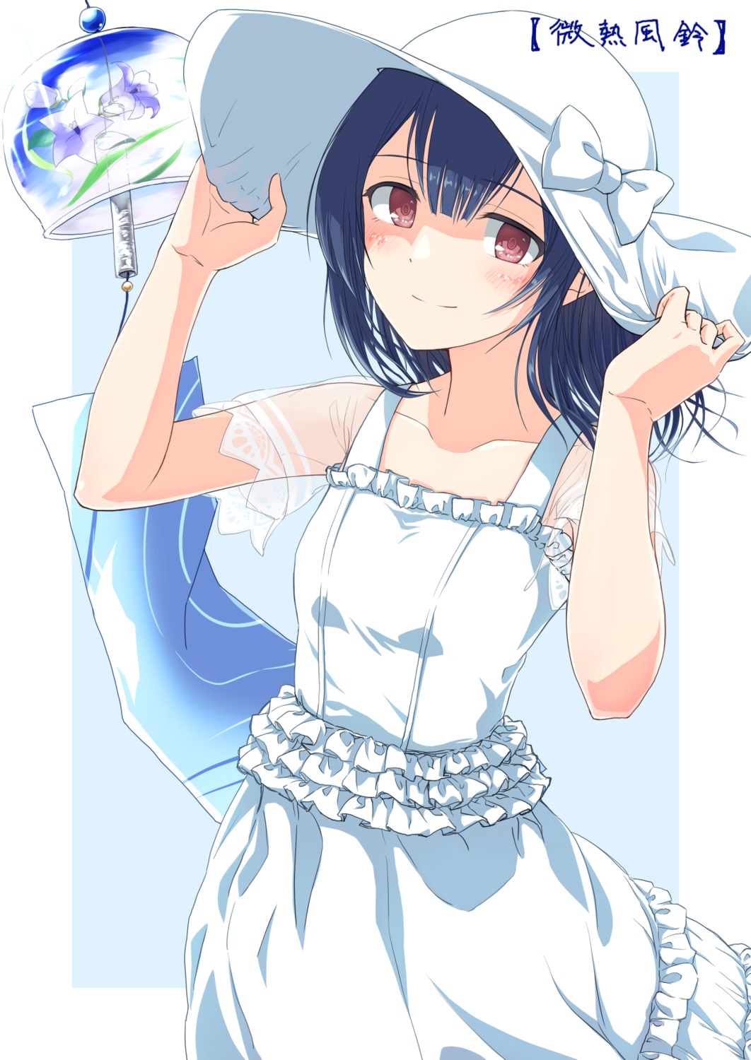 desutoroi dress morino_rinze see_through summer_dress the_idolm@ster the_idolm@ster_shiny_colors