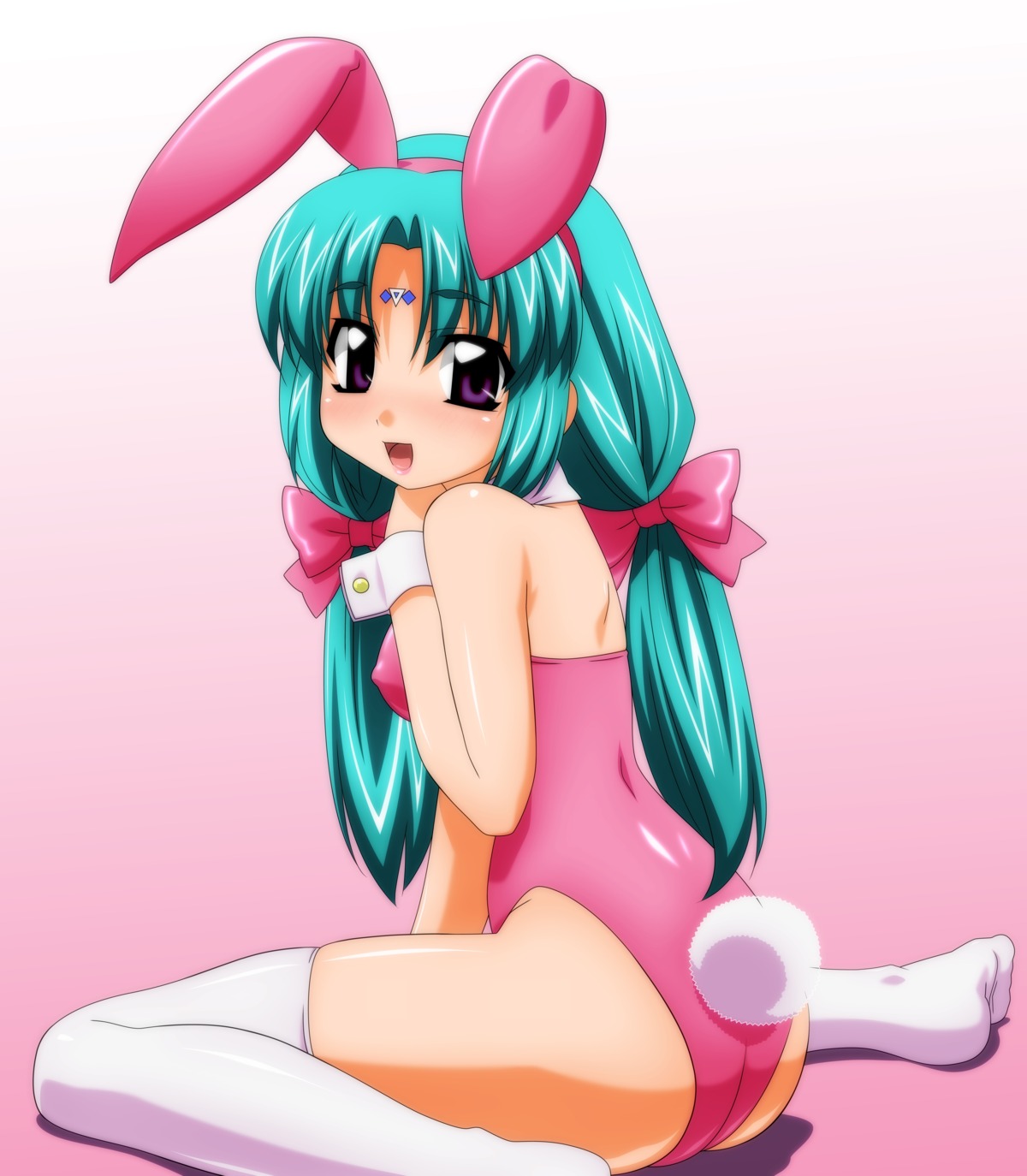 animal_ears ass bunny_ears bunny_girl canal_volphied erect_nipples lost_universe thighhighs wave_ride