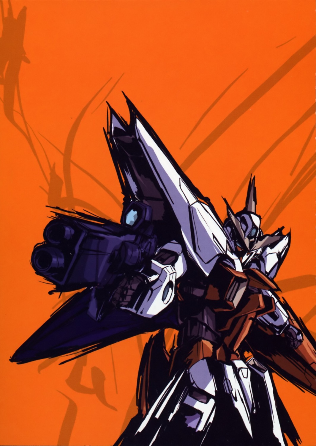 gundam gundam_00 gundam_kyrios mecha tenjin_hidetaka