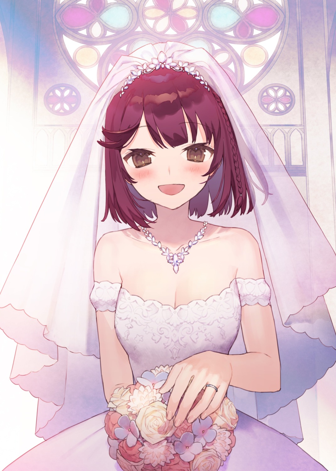 atelier atelier_sophie atelier_sophie_2 dress koei_tecmo no_bra noco sophie_neuenmuller wedding_dress