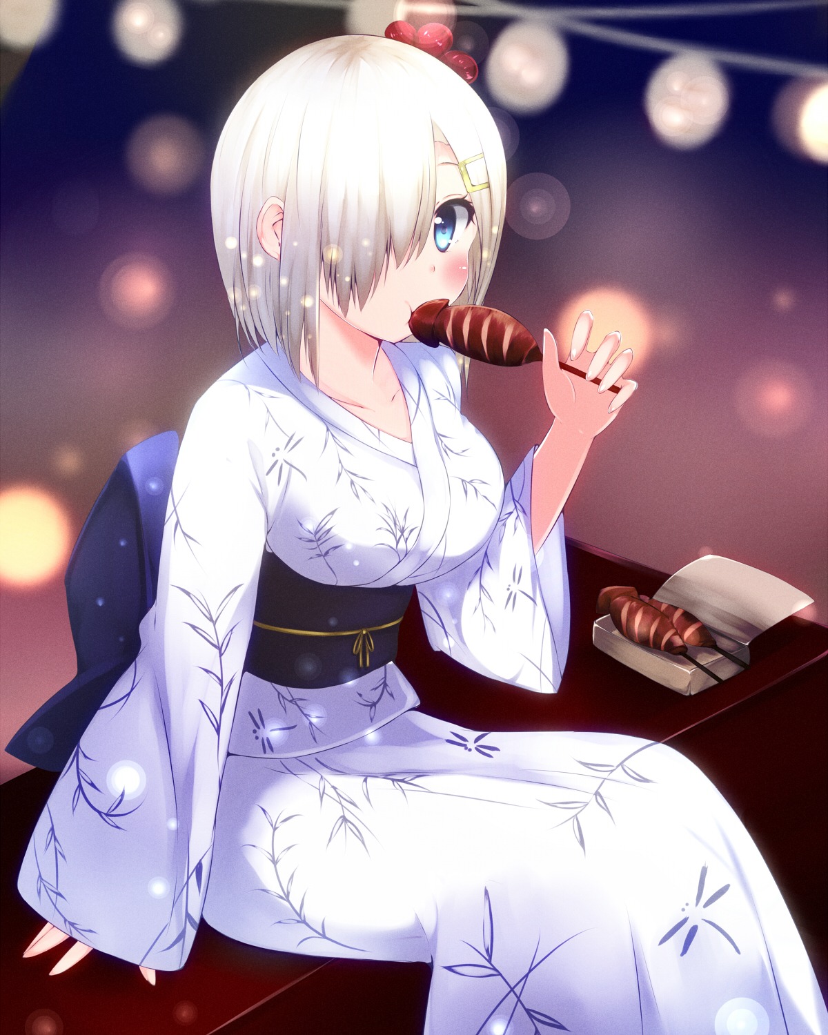 amatsuki_hotaru hamakaze_(kancolle) kantai_collection yukata