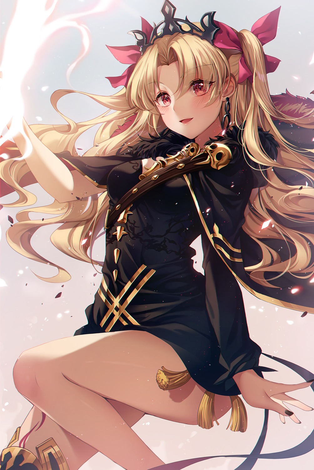 ereshkigal_(fate/grand_order) fate/grand_order tattoo thighhighs ttosom