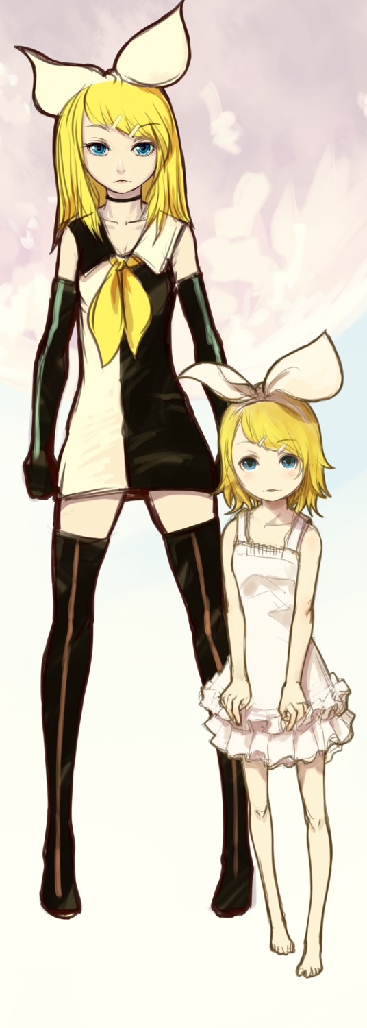 dress kagamine_rin kansousamehada vocaloid