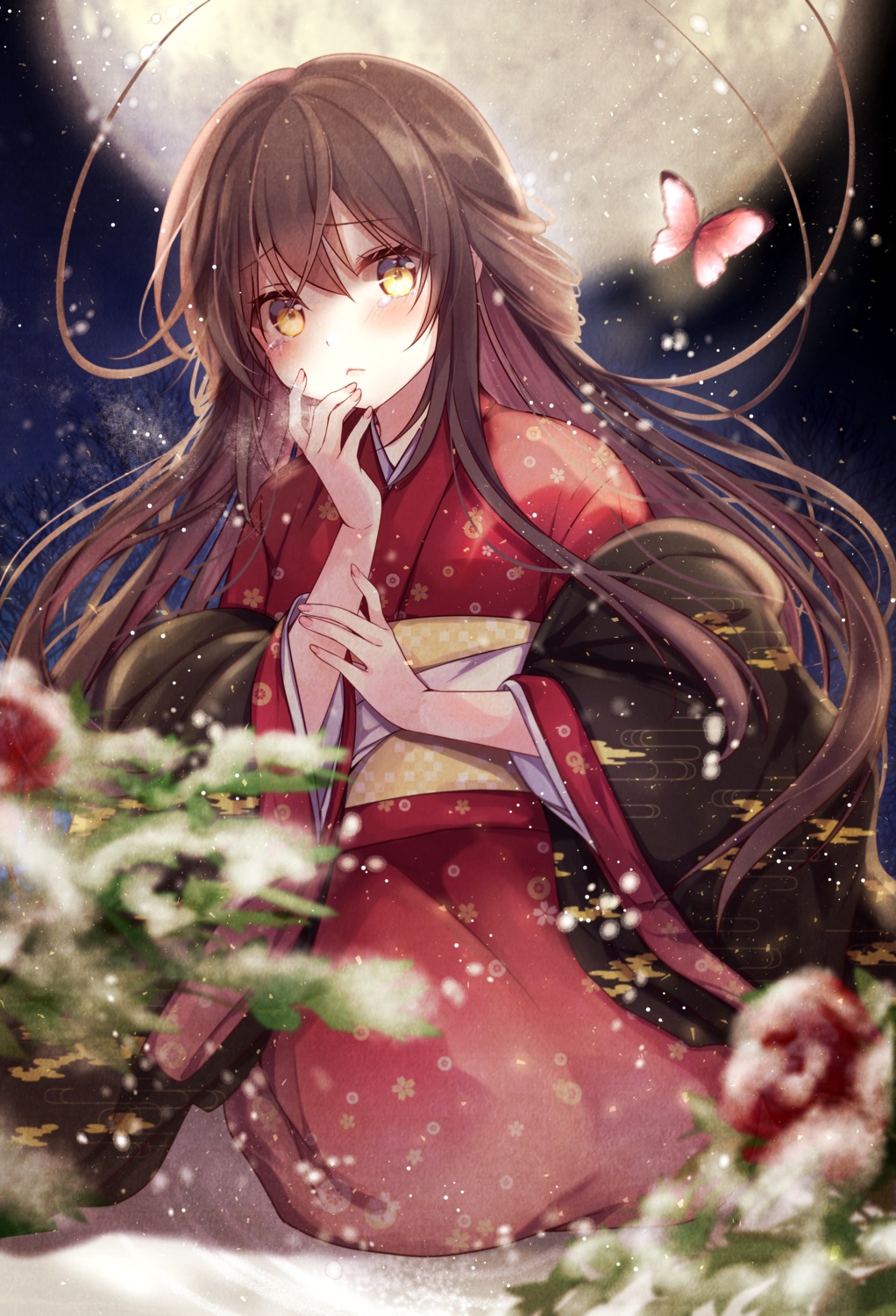 emori_miku_project gomano_rio kimono