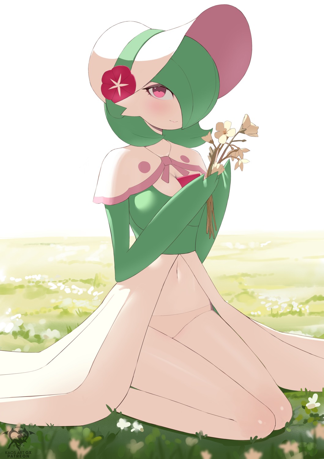 gardevoir kaos_art pantsu pointy_ears pokemon pokemon_oras pokemon_rse