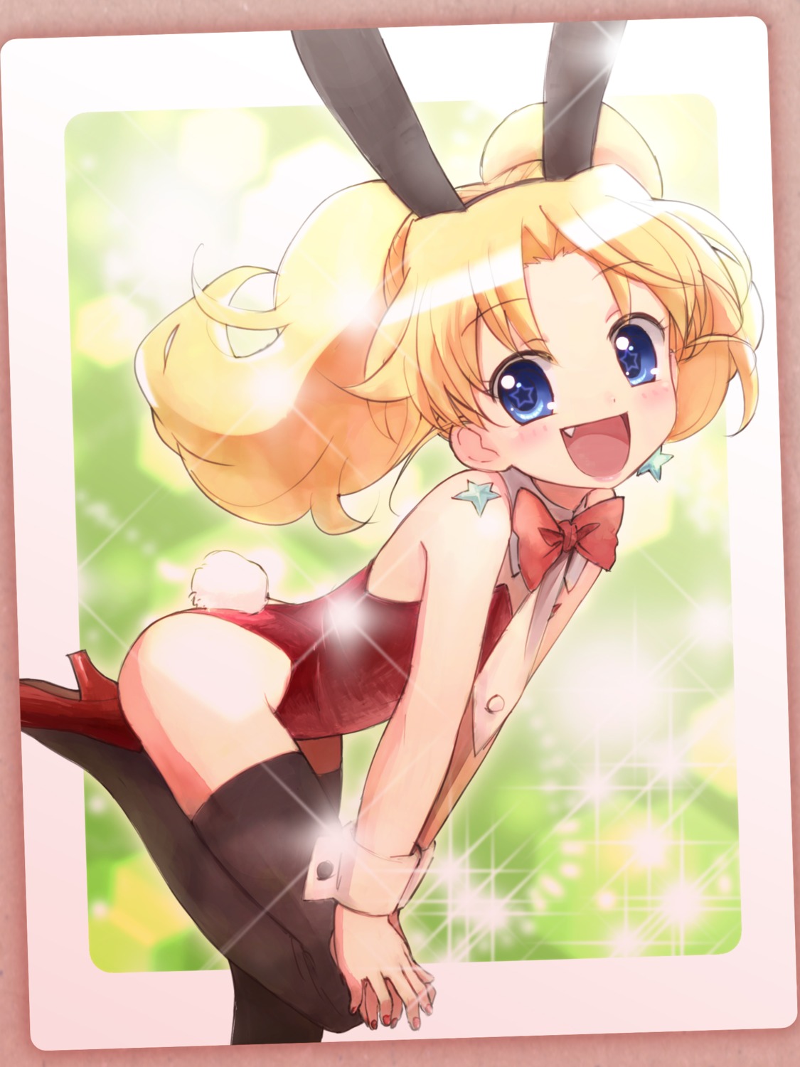 animal_ears bunny_ears bunny_girl jewelpet jewelpet_twinkle miria_marigold_mackenzie nyama tail thighhighs