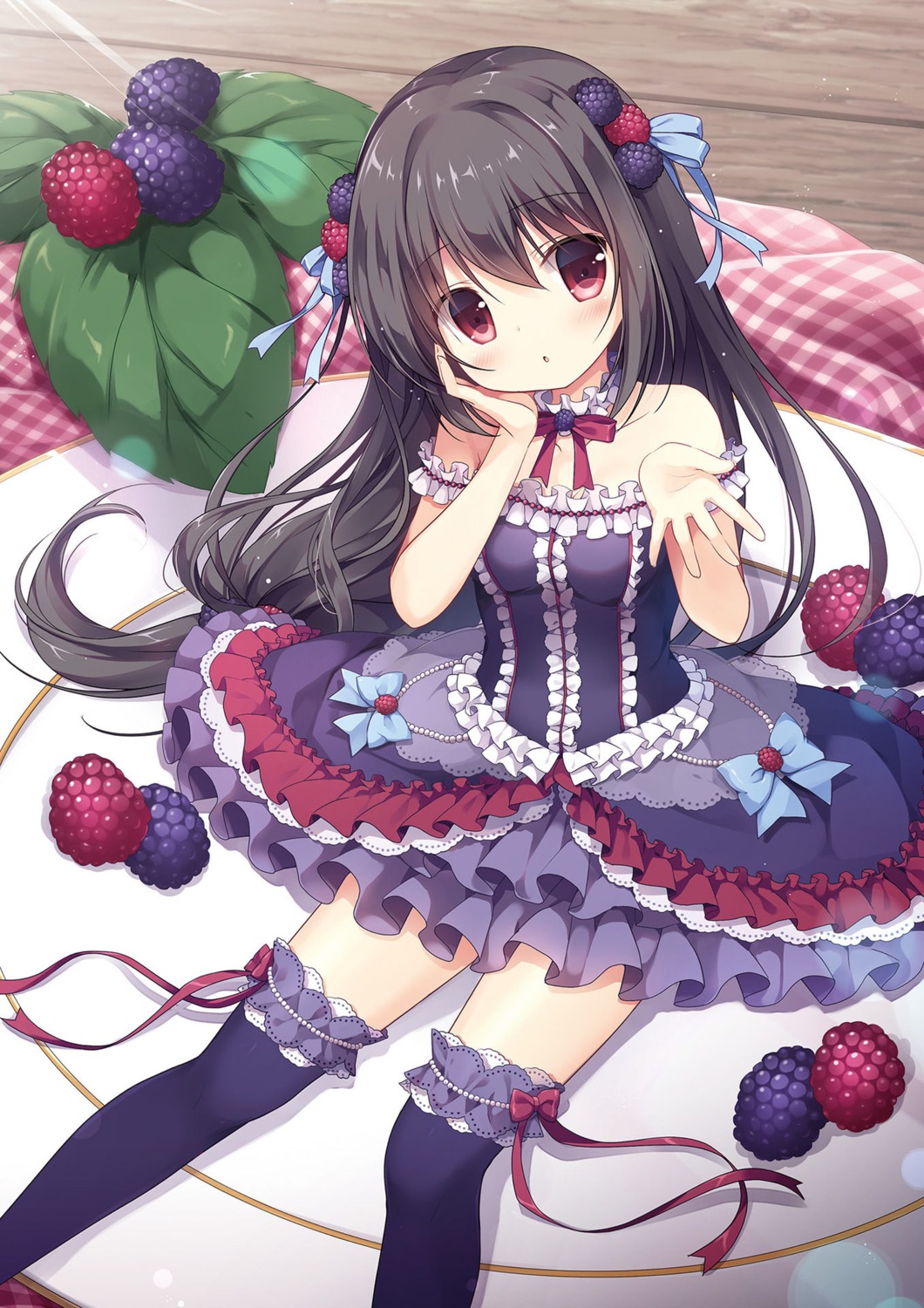 blackberry-chan canvas+garden garter gothic_lolita lolita_fashion melonbooks miyasaka_nako thighhighs
