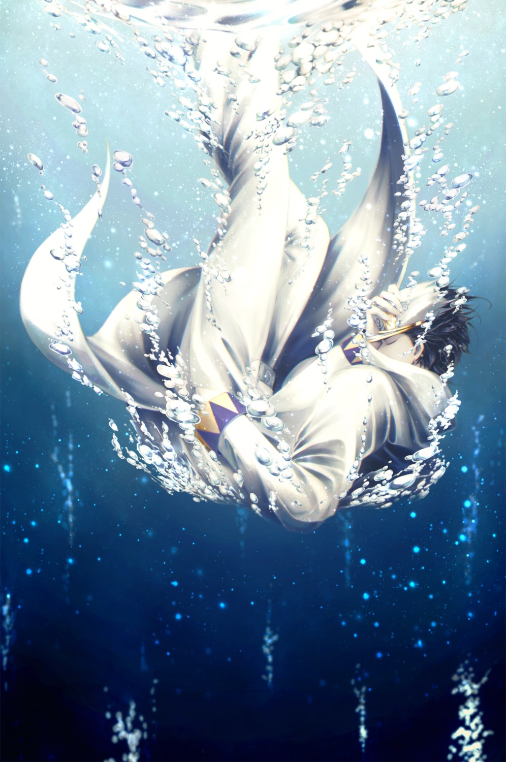 alo jojo's_bizarre_adventure kujo_jotaro male wet_clothes