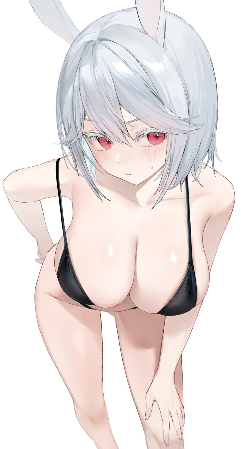 animal_ears bikini bunny_ears iomaaki swimsuits