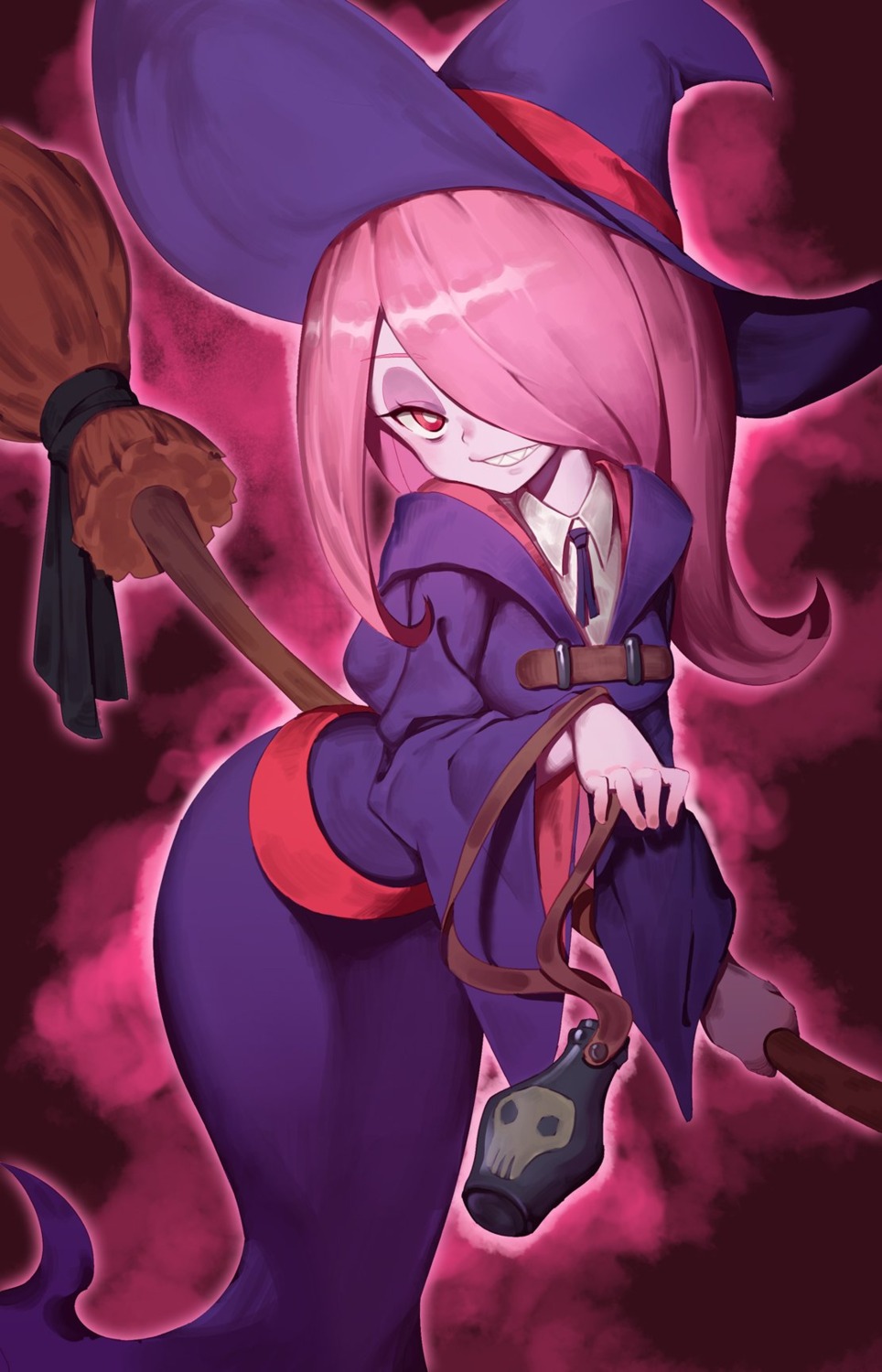 little_witch_academia seifuku sucy_manbavaran witch wtcolor