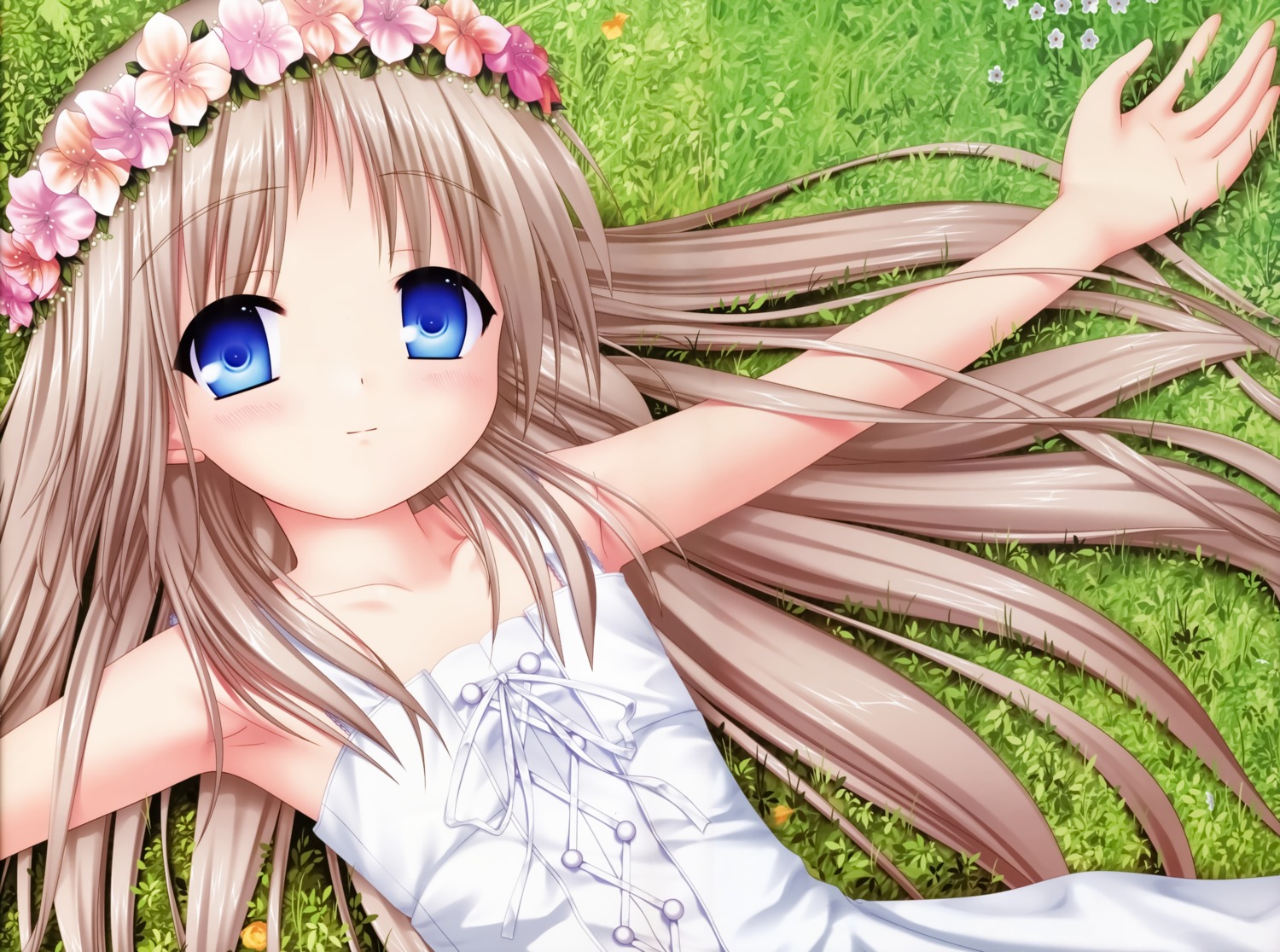 dress key kud_wafter little_busters! na-ga noumi_kudryavka summer_dress