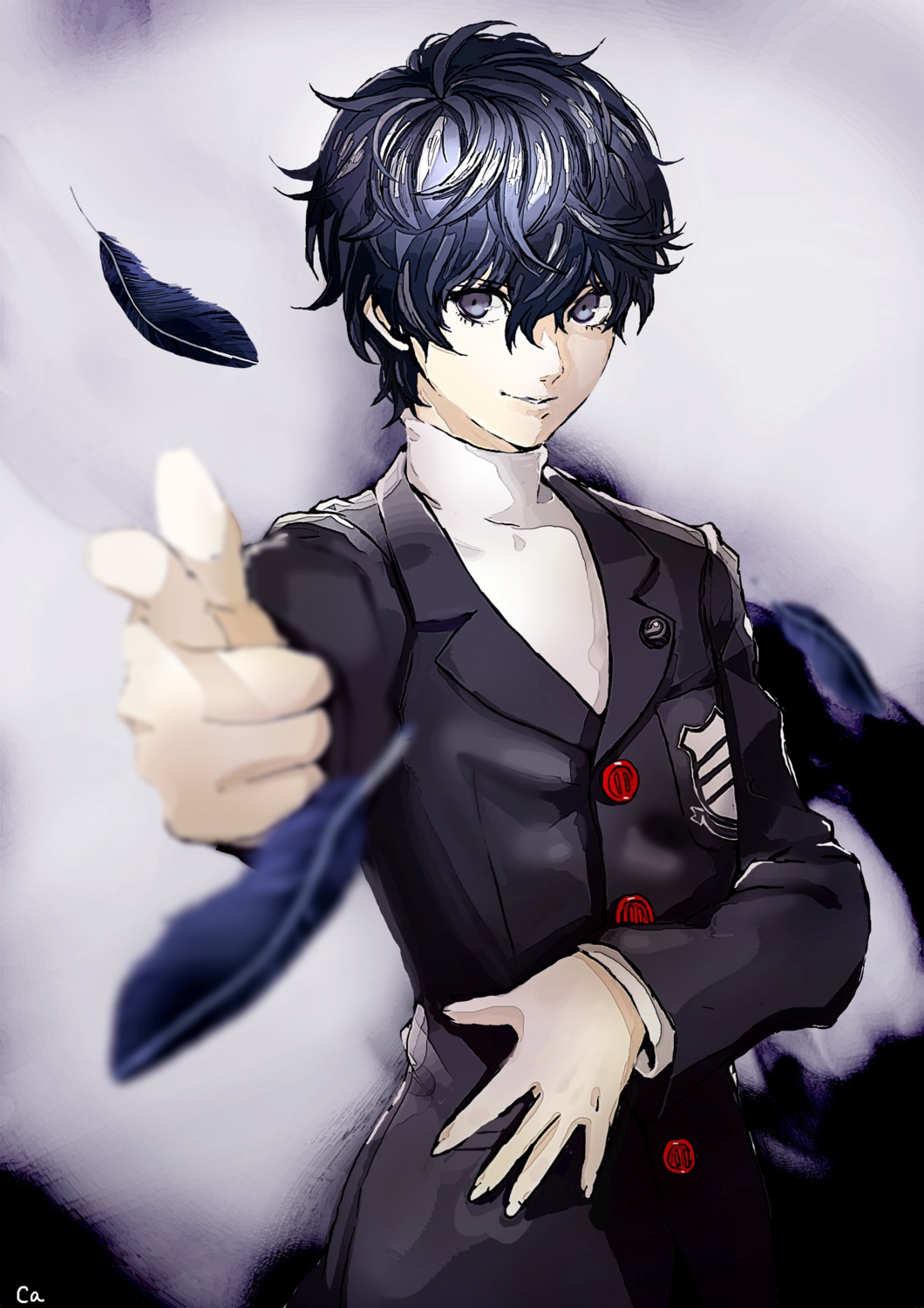 amamiya_ren ca male megaten persona persona_5 seifuku