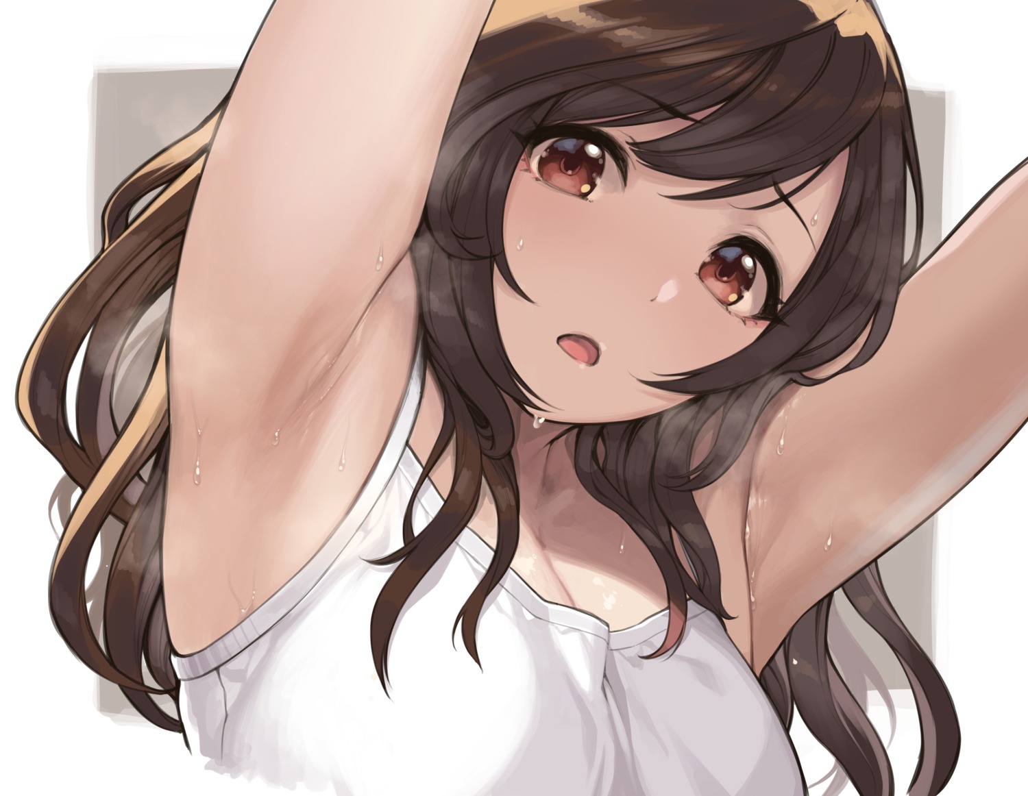 cleavage sunaba_suzume the_idolm@ster the_idolm@ster_shiny_colors tsukioka_kogane wet