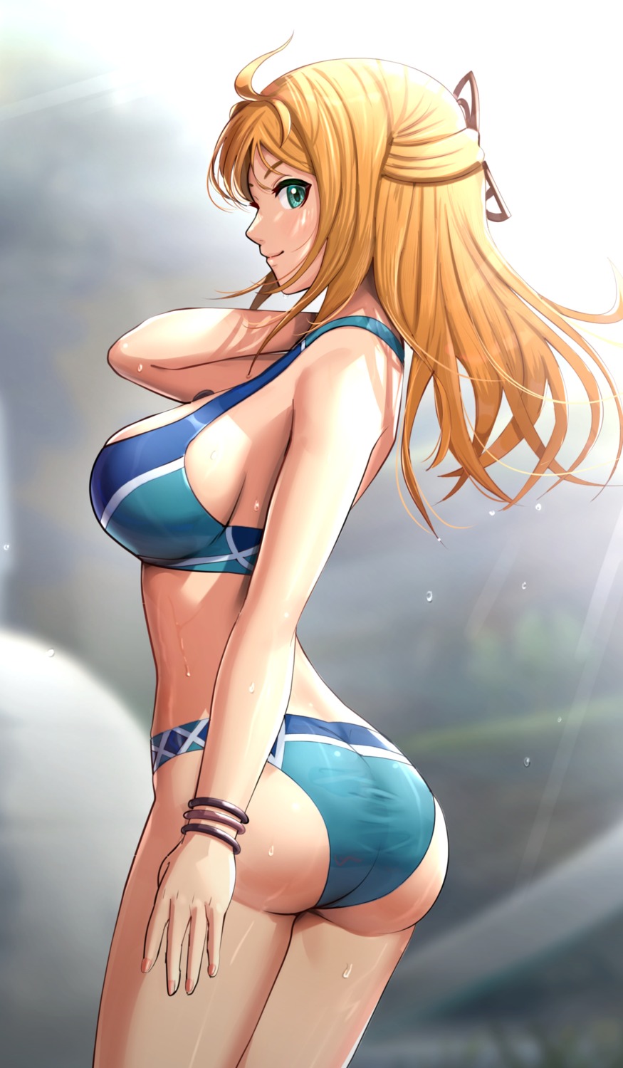 ass bra buruma fiorung gonzarez gym_uniform xenoblade xenoblade_chronicles