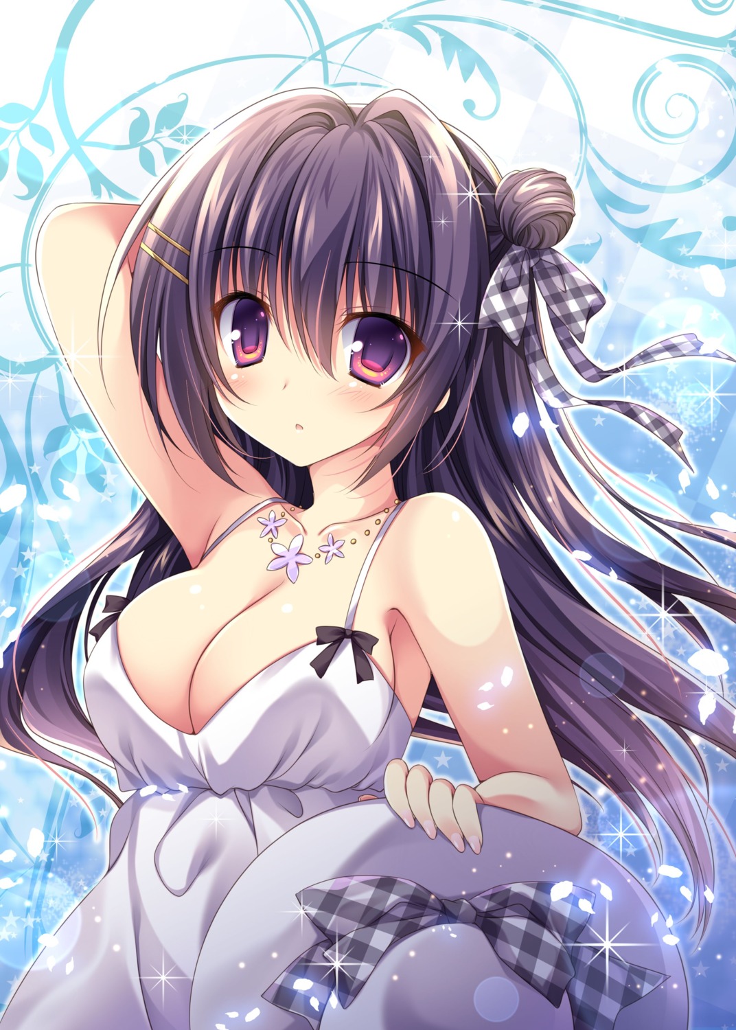 dress nanaroba_hana no_bra summer_dress