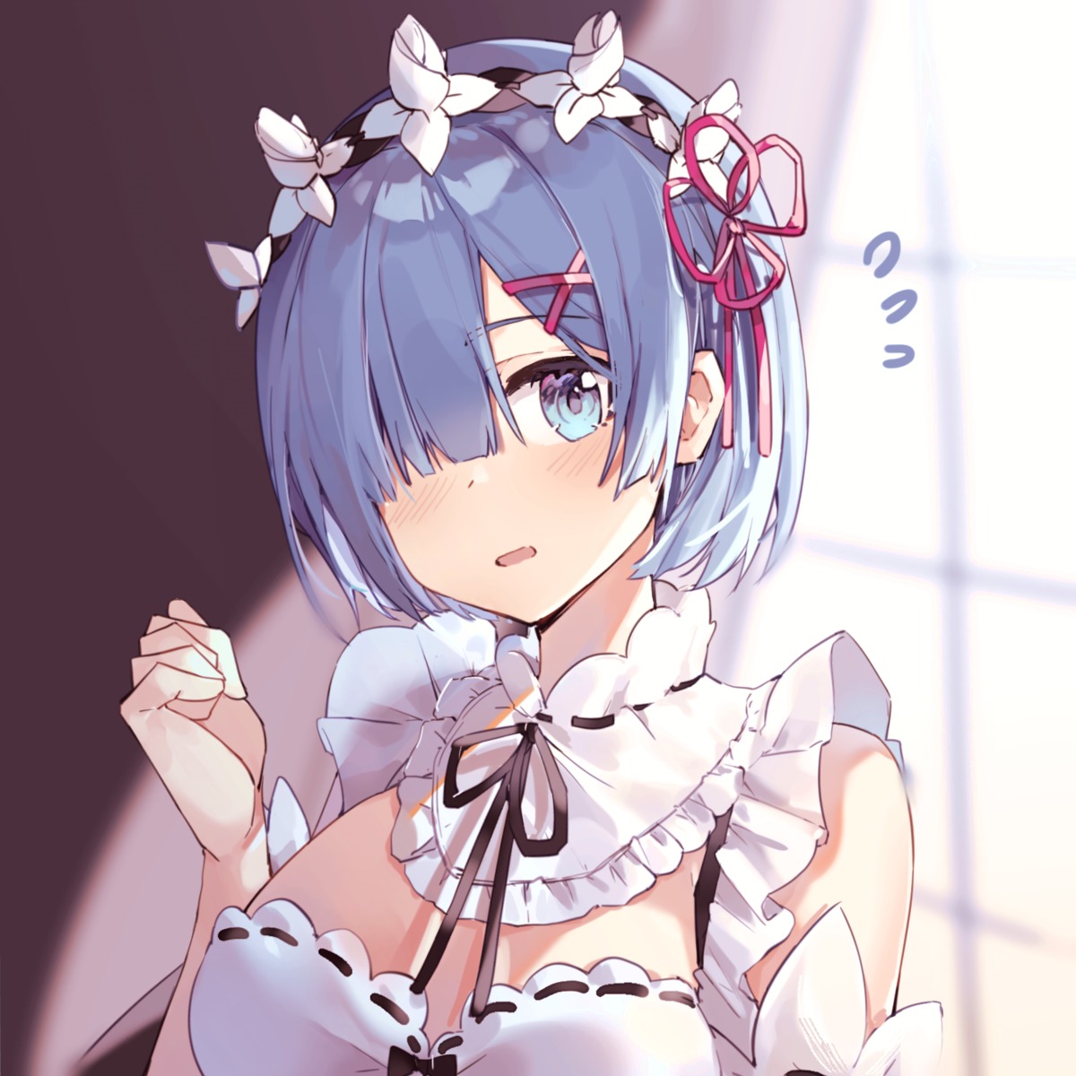 kitere maid re_zero_kara_hajimeru_isekai_seikatsu rem_(re_zero)