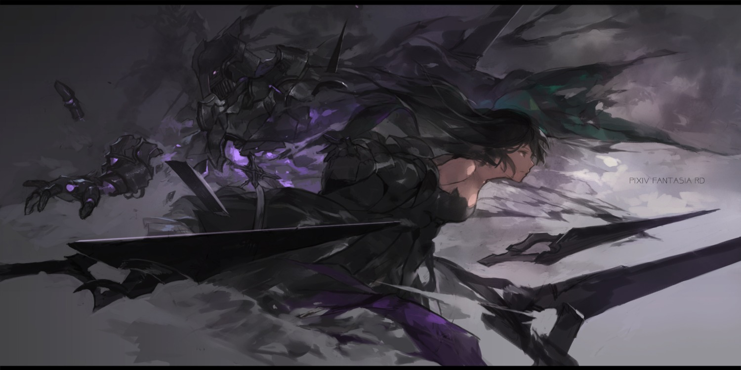 dress mecha pixiv_fantasia pixiv_fantasia_revenge_of_the_darkness swd3e2 sword