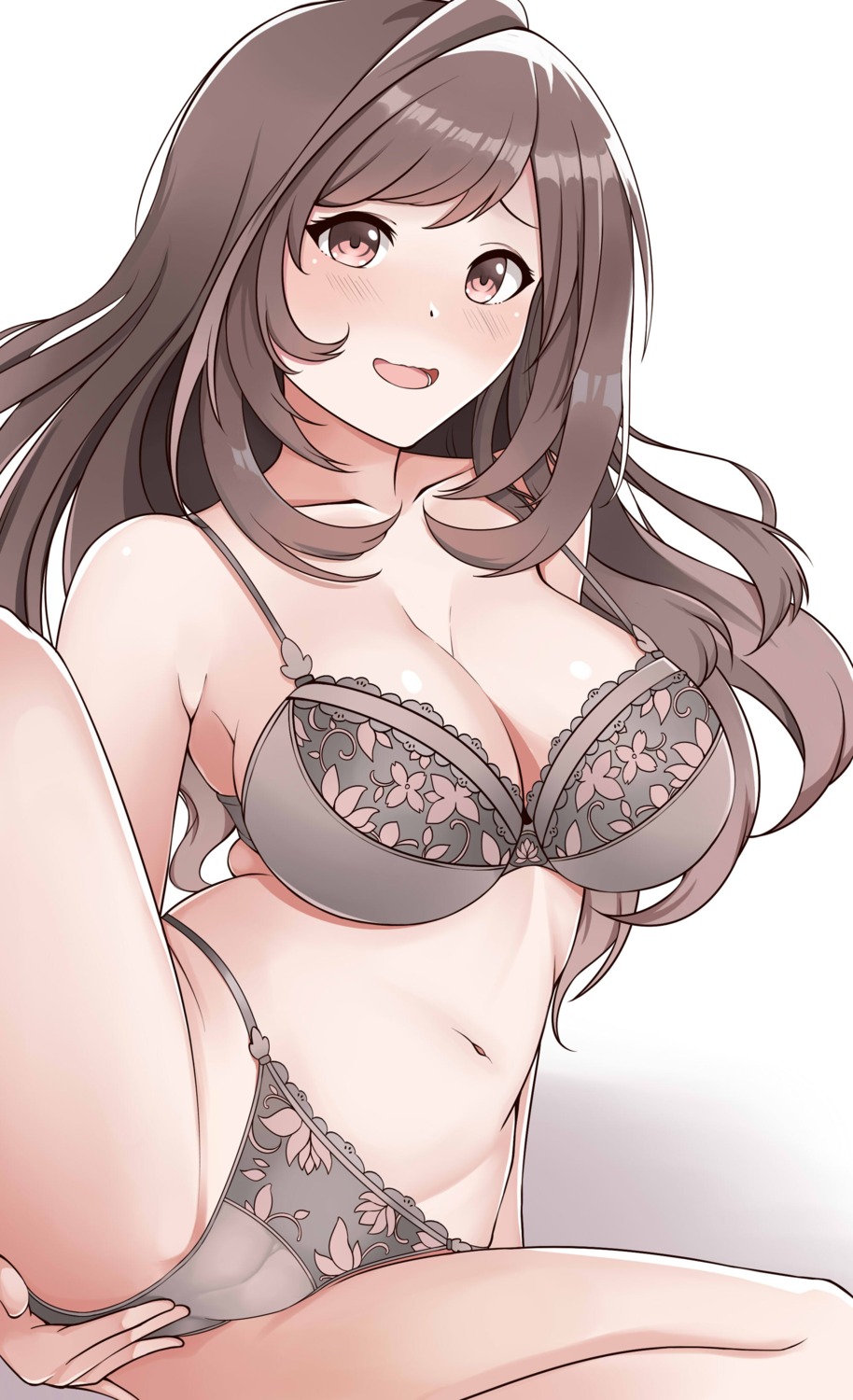 aslindsamure bra cameltoe pantsu the_idolm@ster the_idolm@ster_shiny_colors tsukioka_kogane