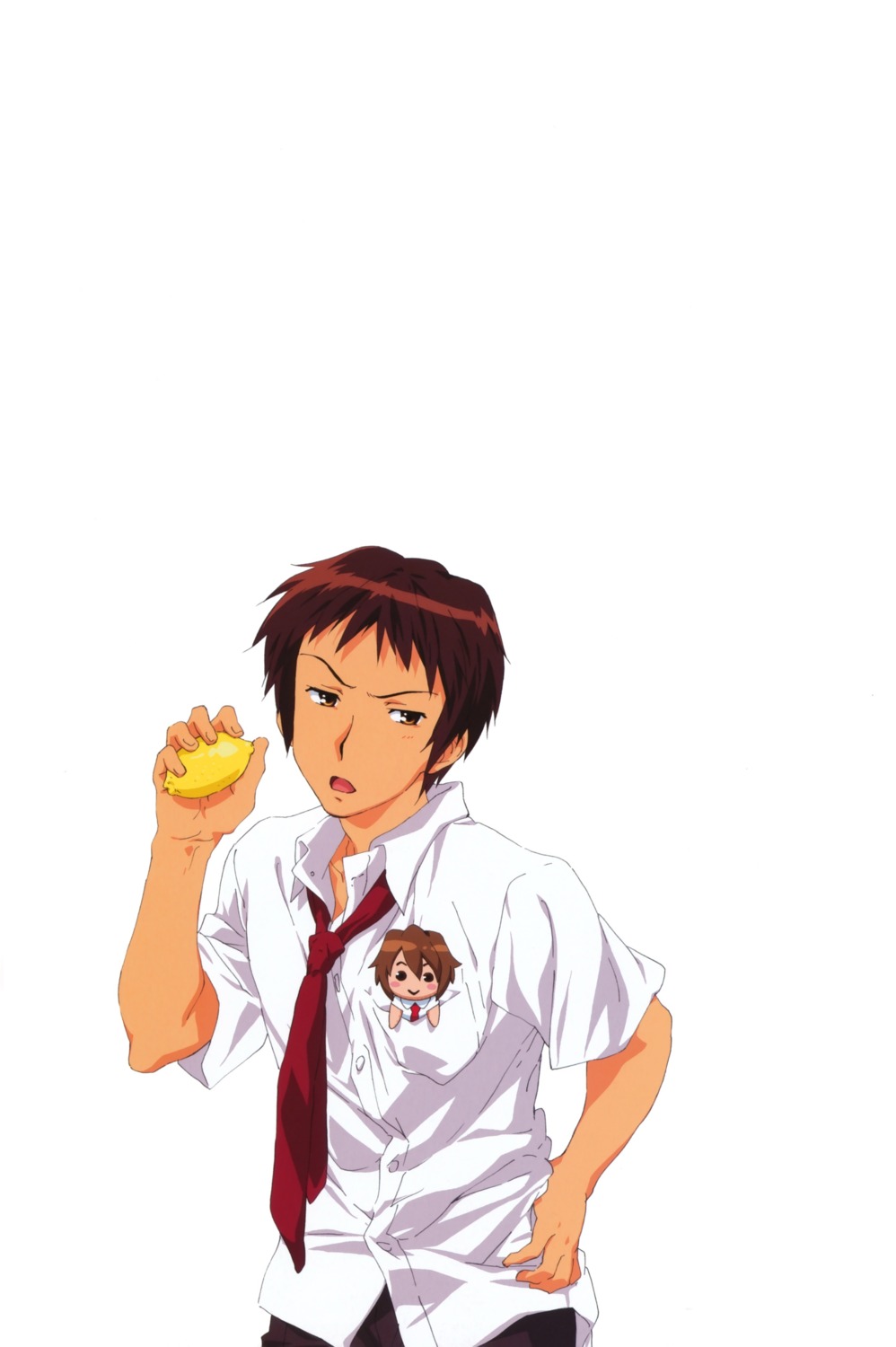 kyon male seifuku suzumiya_haruhi_no_yuuutsu