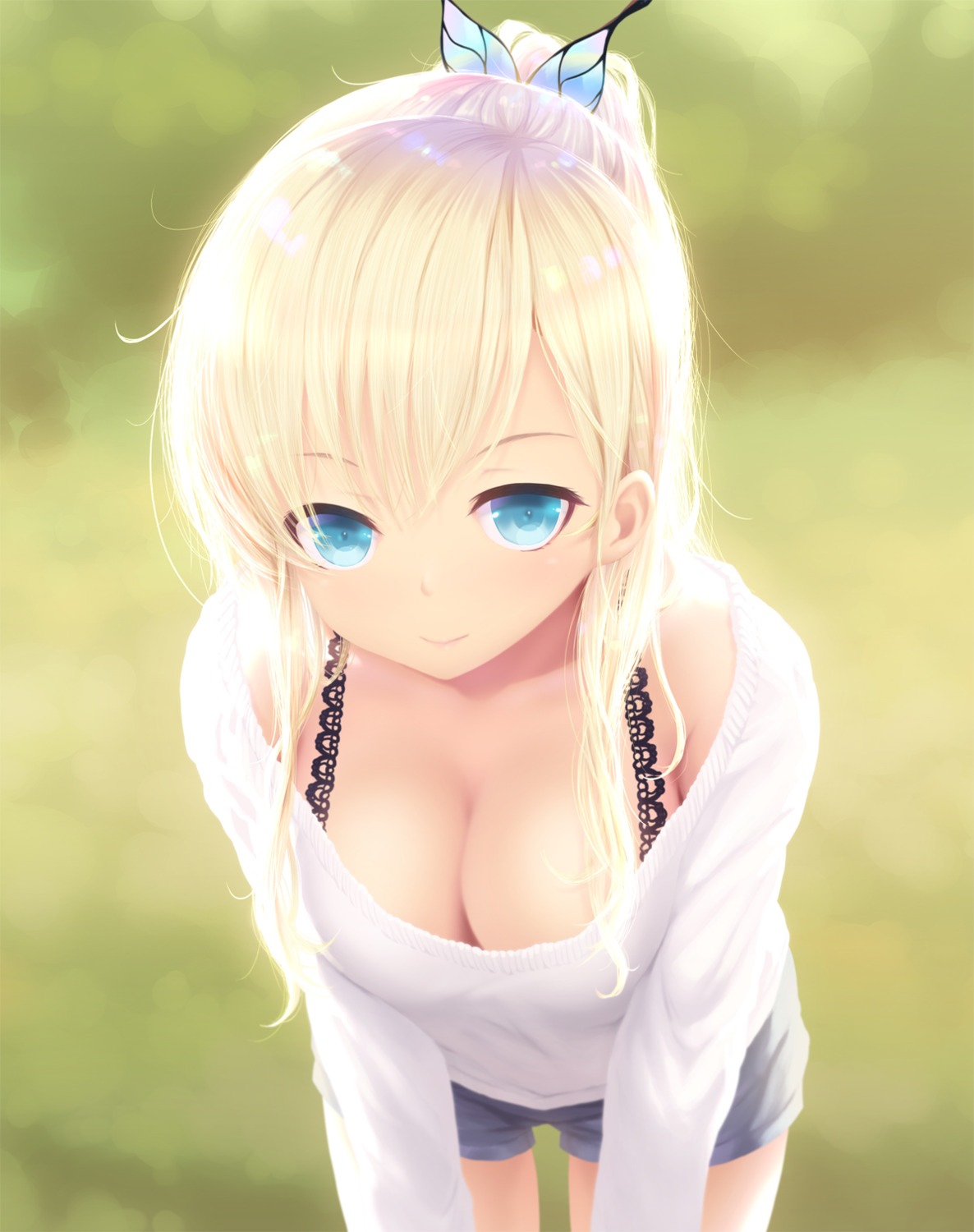 boku_wa_tomodachi_ga_sukunai bra cait cleavage kashiwazaki_sena sweater