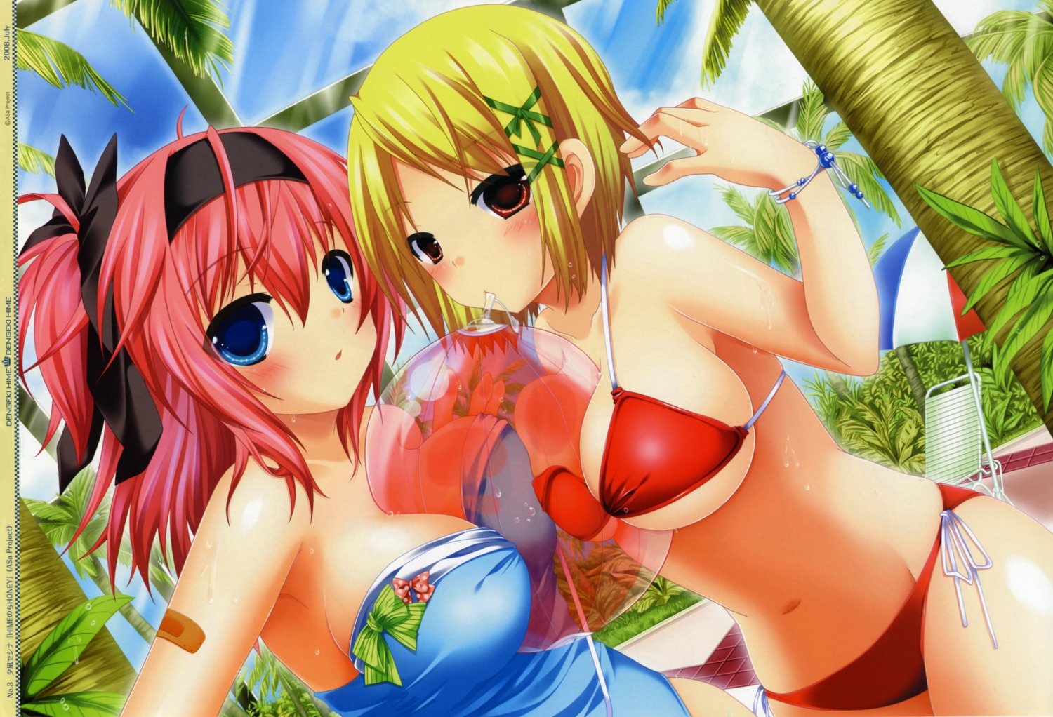 bikini cleavage fixed hime_nochi_honey himie_no_honey swimsuits yuunagi_seshina