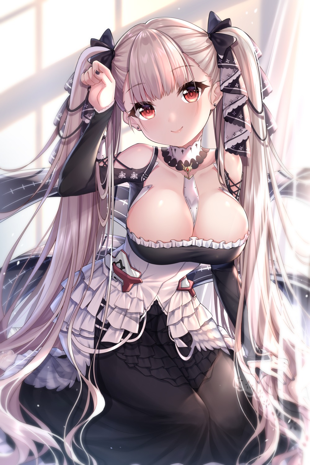 azur_lane formidable_(azur_lane) gothic_lolita lolita_fashion no_bra sannio