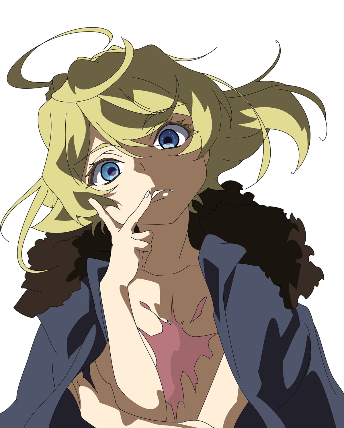 naked_cape tanya_degurechaff youjo_senki