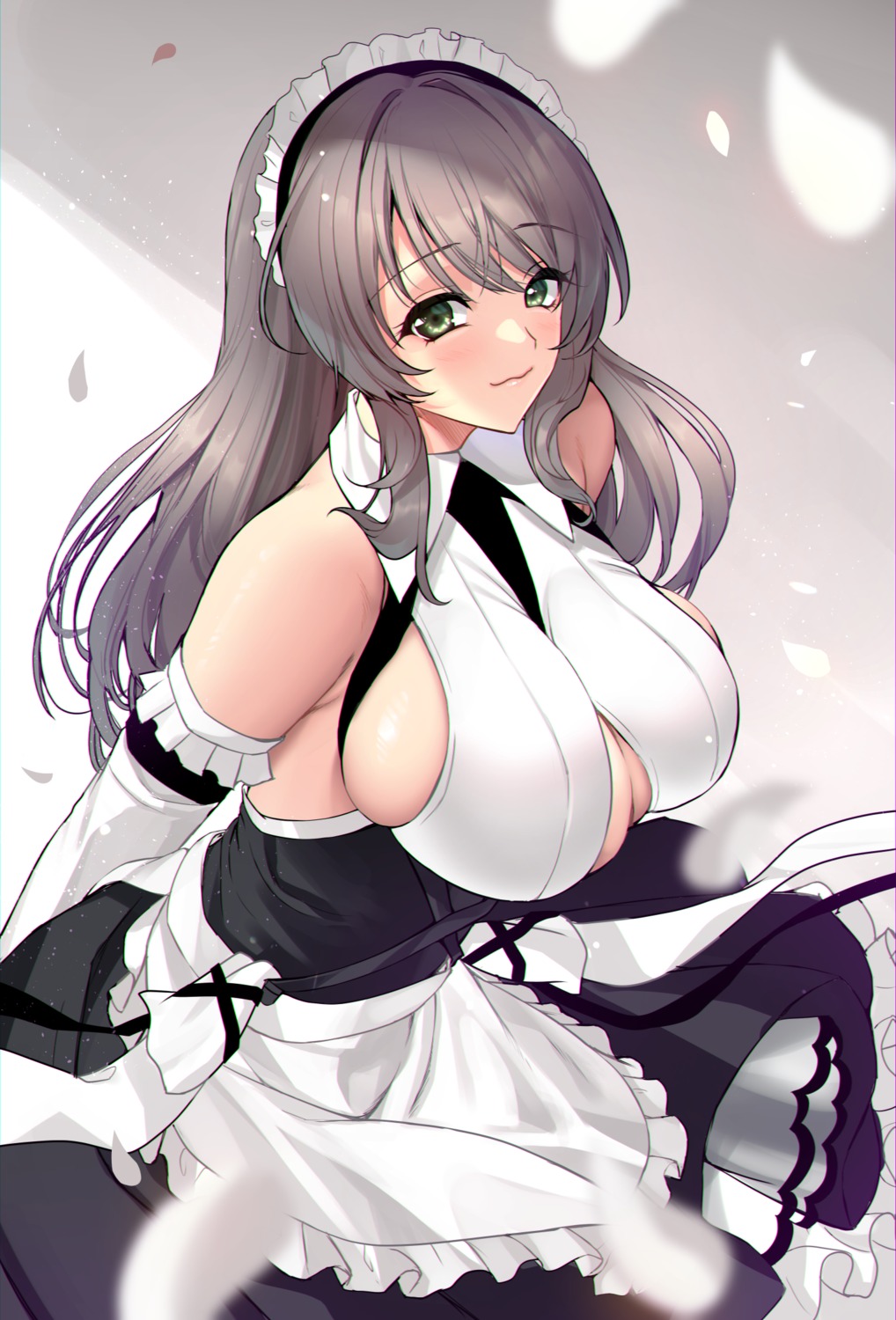 ayakichi azur_lane charybdis_(azur_lane) maid no_bra