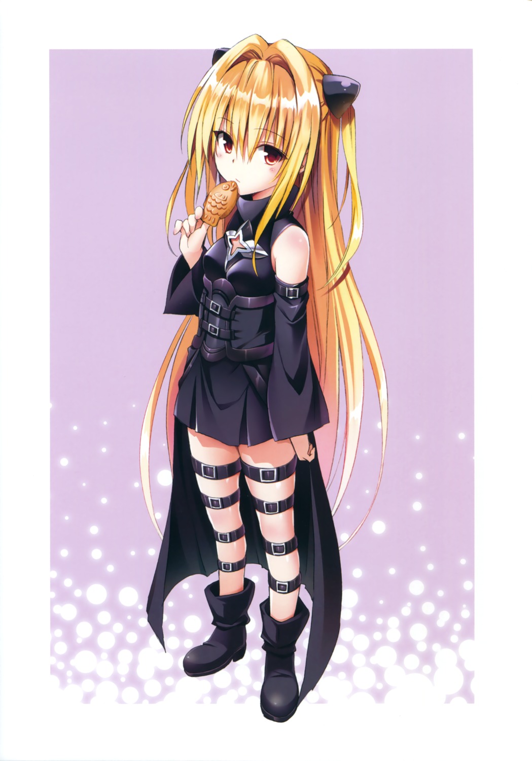 dress garter golden_darkness heels to_love_ru to_love_ru_darkness yabuki_kentarou