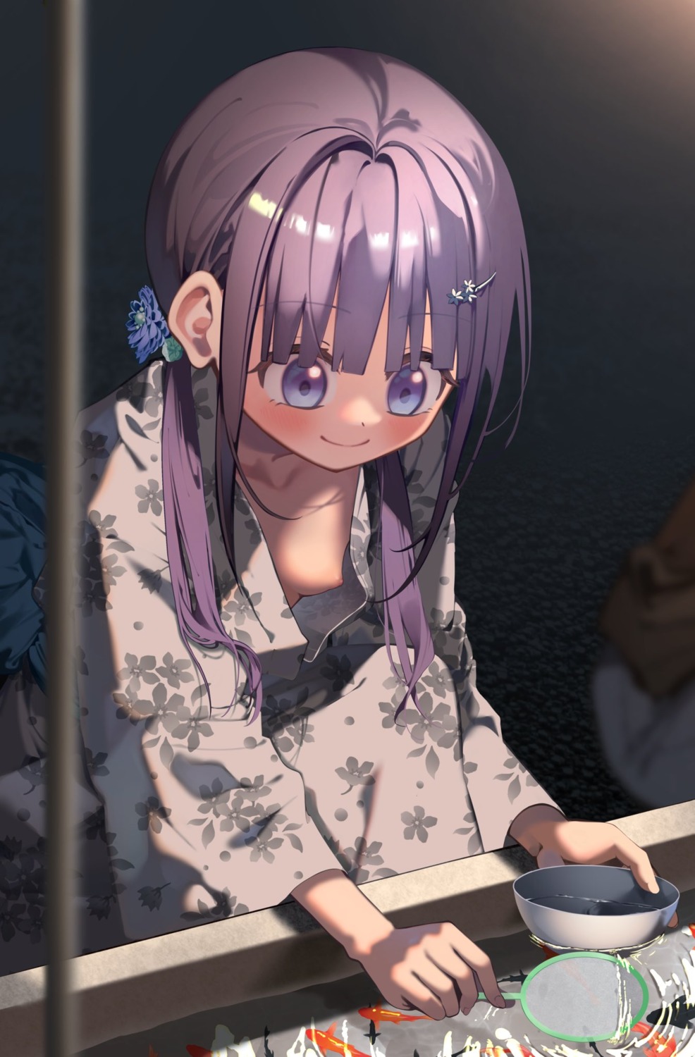 breasts loli nipples no_bra open_shirt tagme wardrobe_malfunction yukata