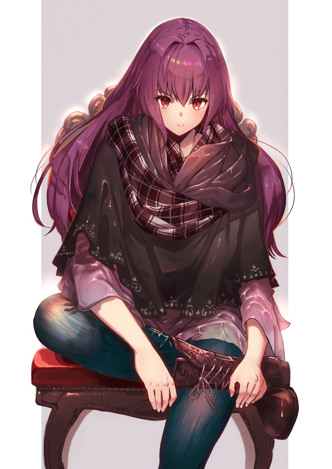 fate/grand_order nakanishi_tatsuya scathach_(fate/grand_order)