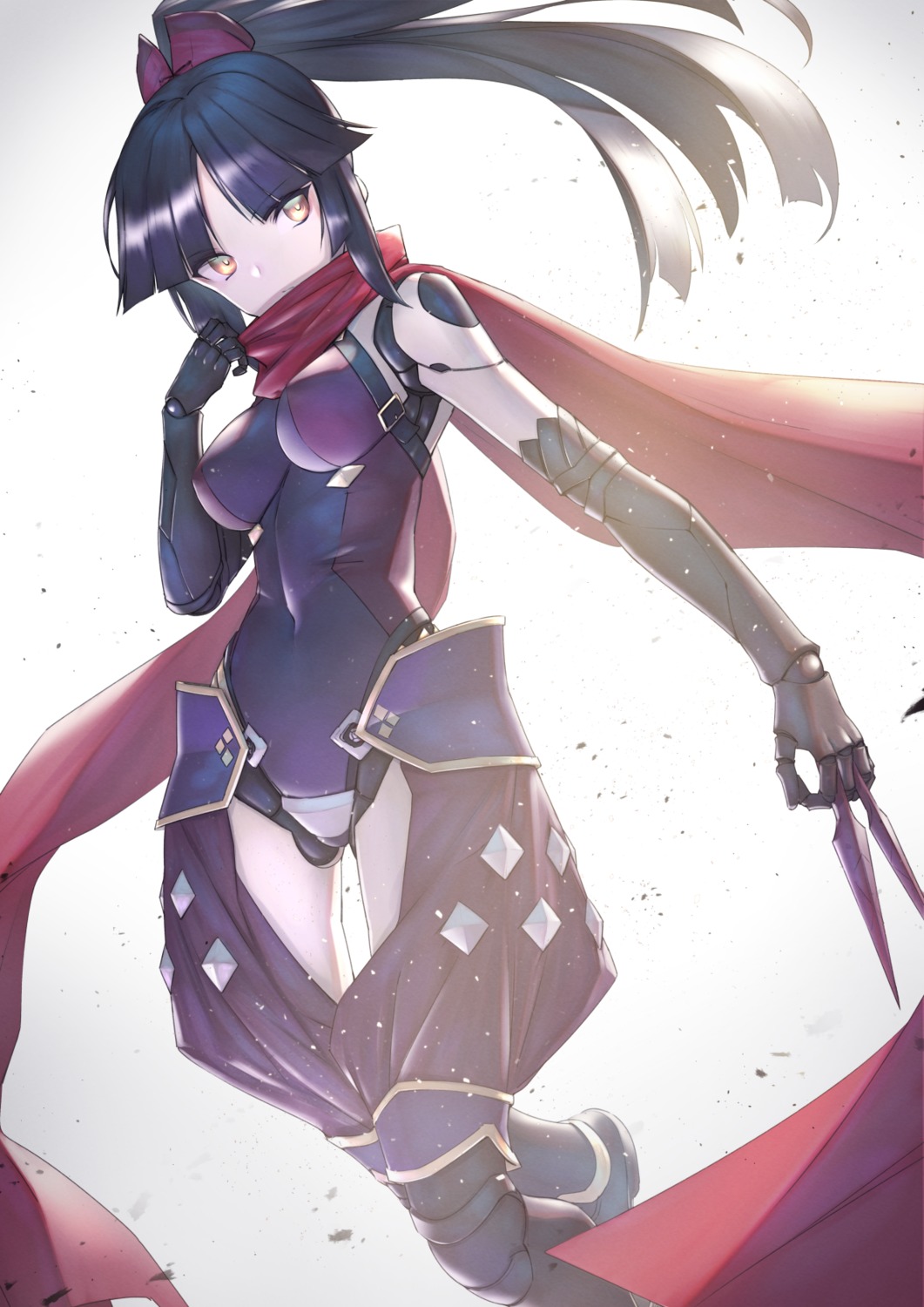 armor bodysuit fate/grand_order itaco see_through weapon