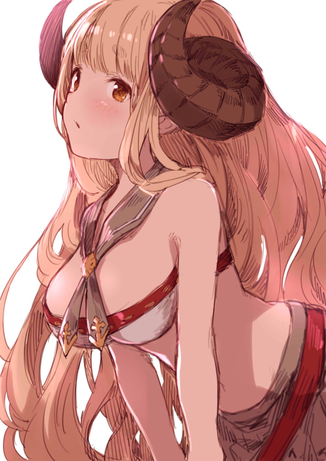 anira_(granblue_fantasy) bikini_top en@rain granblue_fantasy horns swimsuits