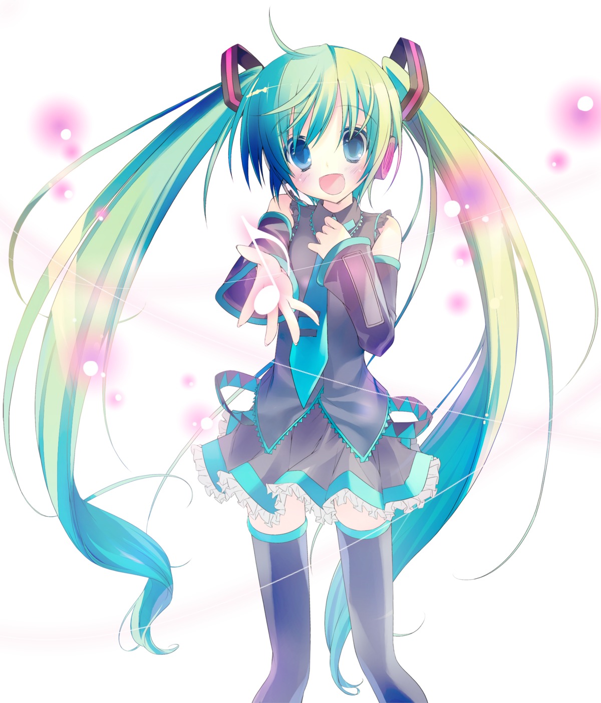 hatsune_miku lucie rei thighhighs vocaloid