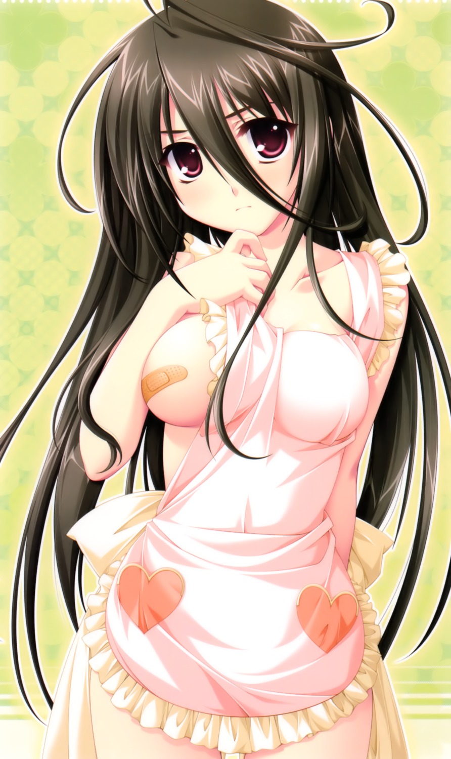 akabeisoft2 alpha bandaid g_senjou_no_maou naked_apron pasties usami_haru