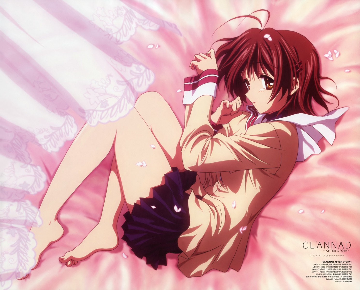 clannad clannad_after_story furukawa_nagisa ikeda_kazumi seifuku