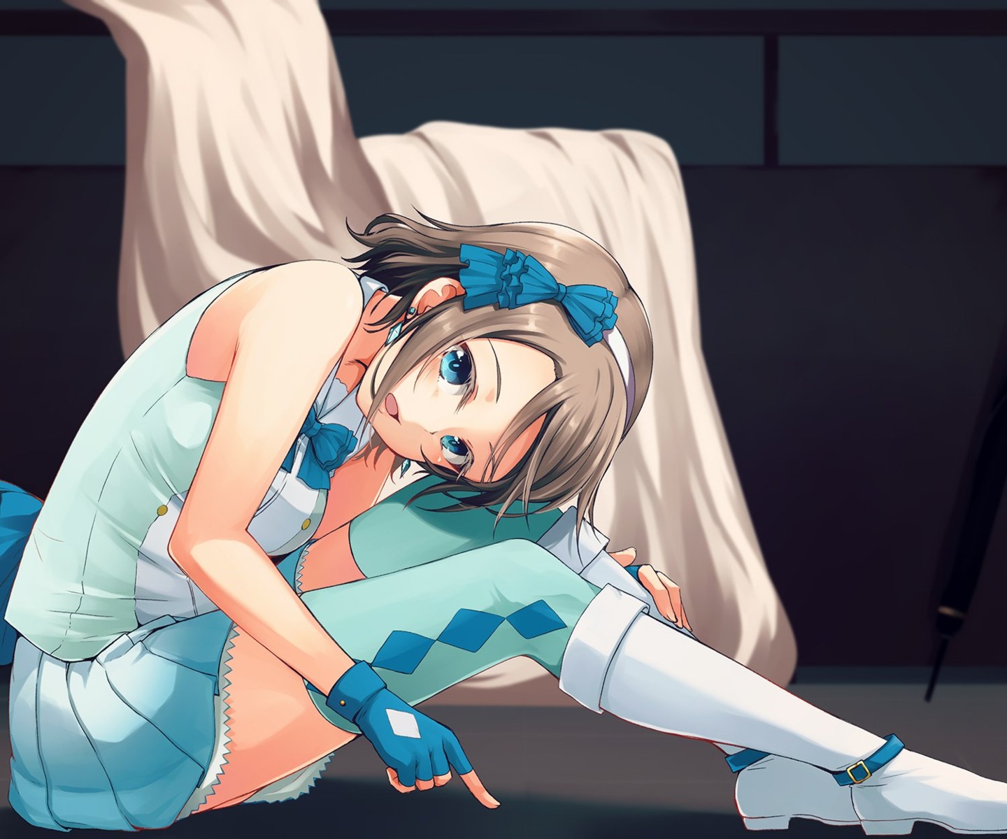 love_live!_sunshine!! nanotsuki thighhighs watanabe_you