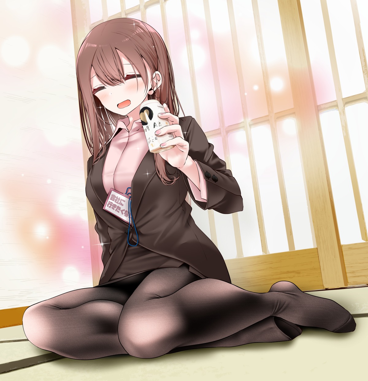 business_suit oouso pantyhose