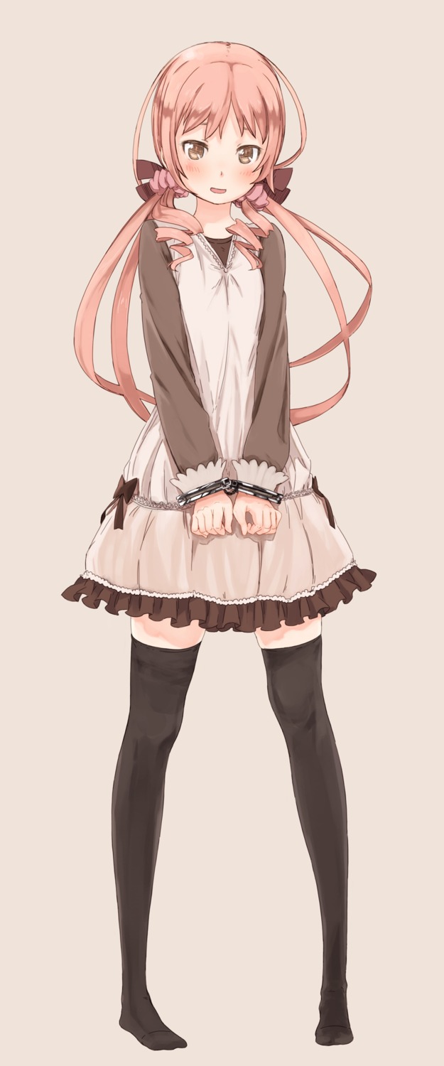 abe_kanari bondage dress thighhighs