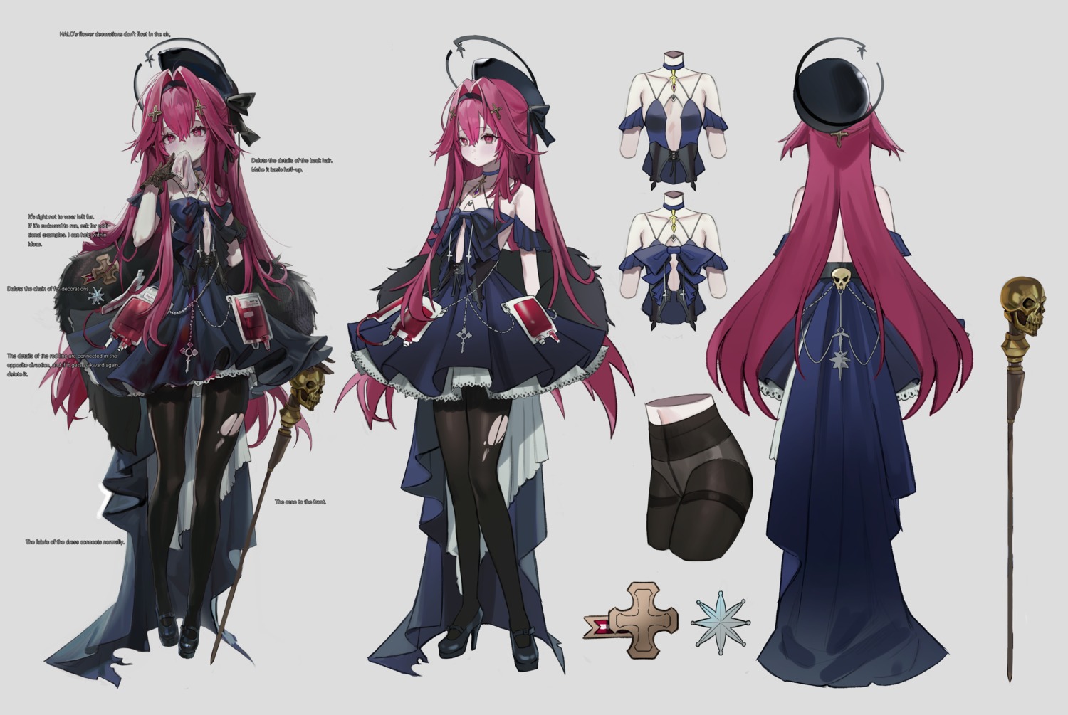 angel character_design dress freng heels no_bra pantsu pantyhose torn_clothes