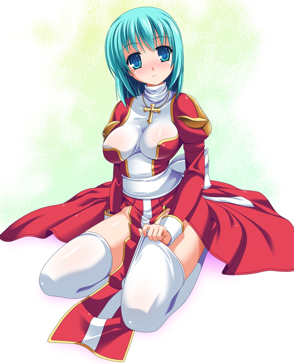 erect_nipples high_priest ragnarok_online thighhighs toujou_akira