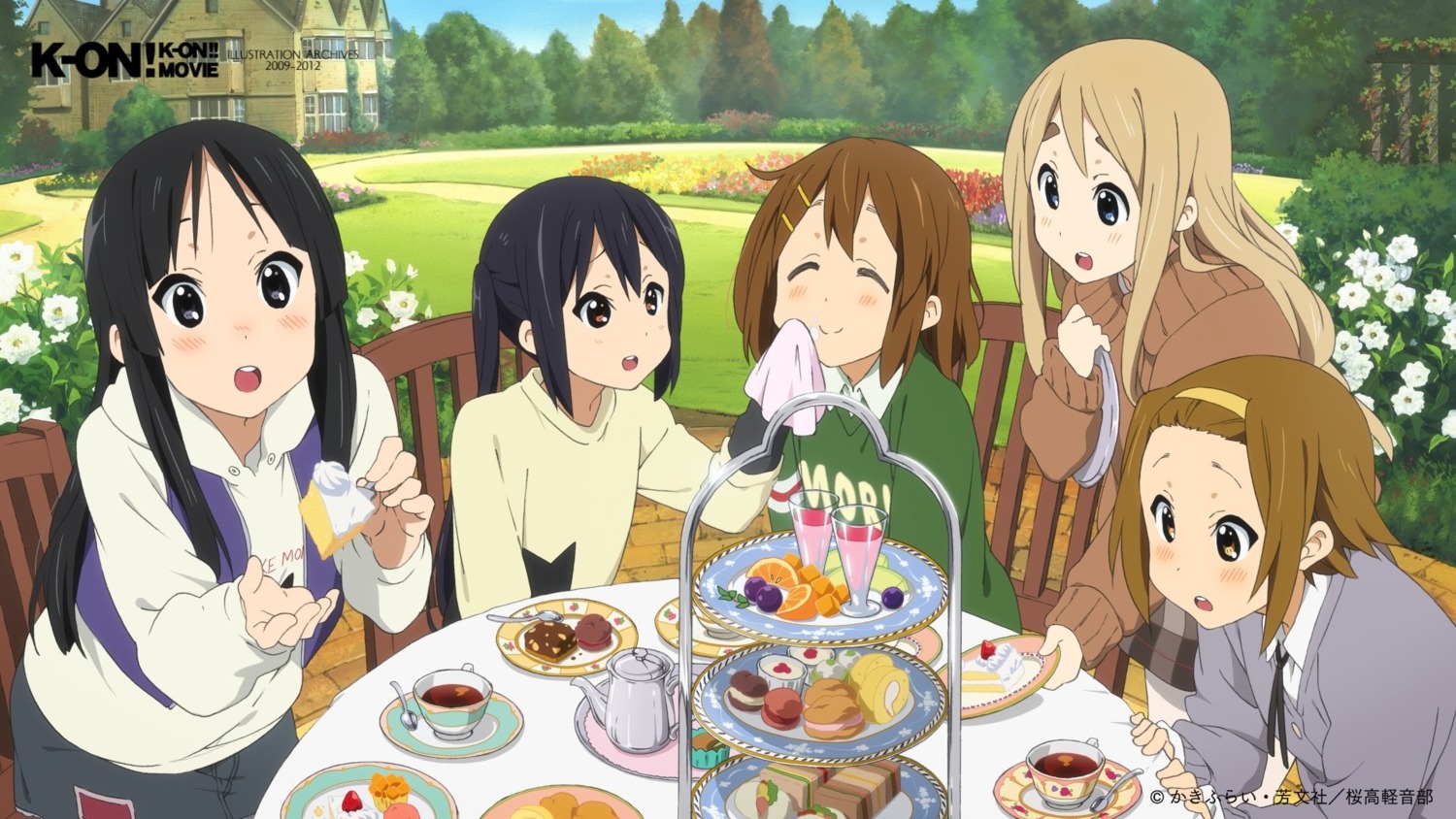 akiyama_mio hirasawa_yui k-on! kotobuki_tsumugi maruki_nobuaki nakano_azusa tainaka_ritsu