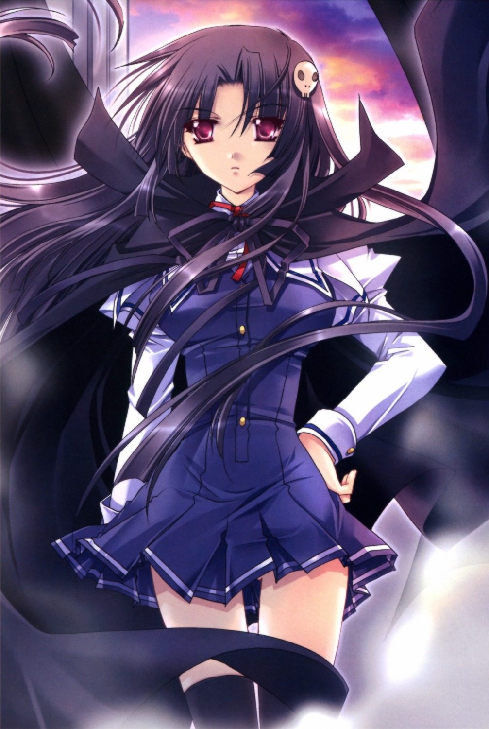 ryuuga_shou seifuku thighhighs