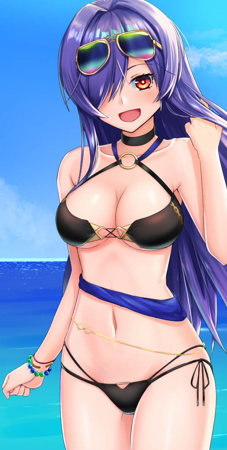 azur_lane bikini megane swimsuits tks_(526tks) trento_(azur_lane)