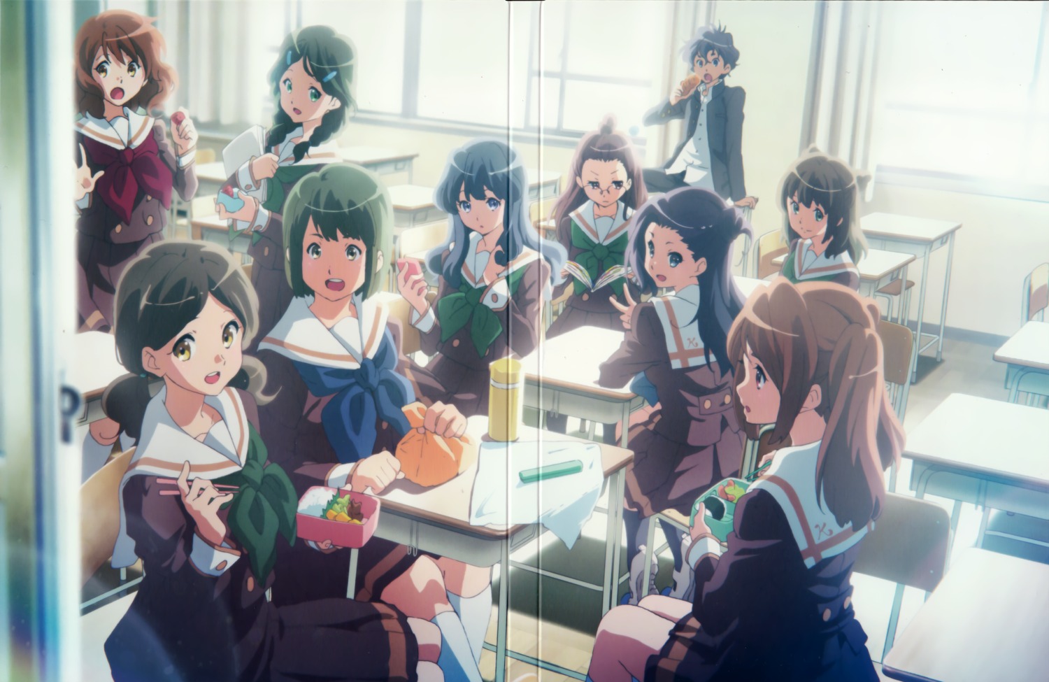 crease fixme hashi_hiroe hibike!_euphonium hirao_sumiko ikeda_shouko maki_chikai megane miya_kiriko morita_shinobu_(hibike!_euphonium) ogasawara_haruka okamoto_raimu oumae_kumiko saitou_aoi seifuku takigawa_chikao