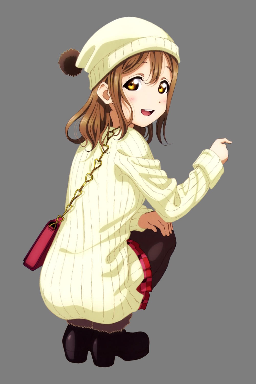 heels kunikida_hanamaru love_live!_sunshine!! murota_yuuhei pantyhose sweater transparent_png