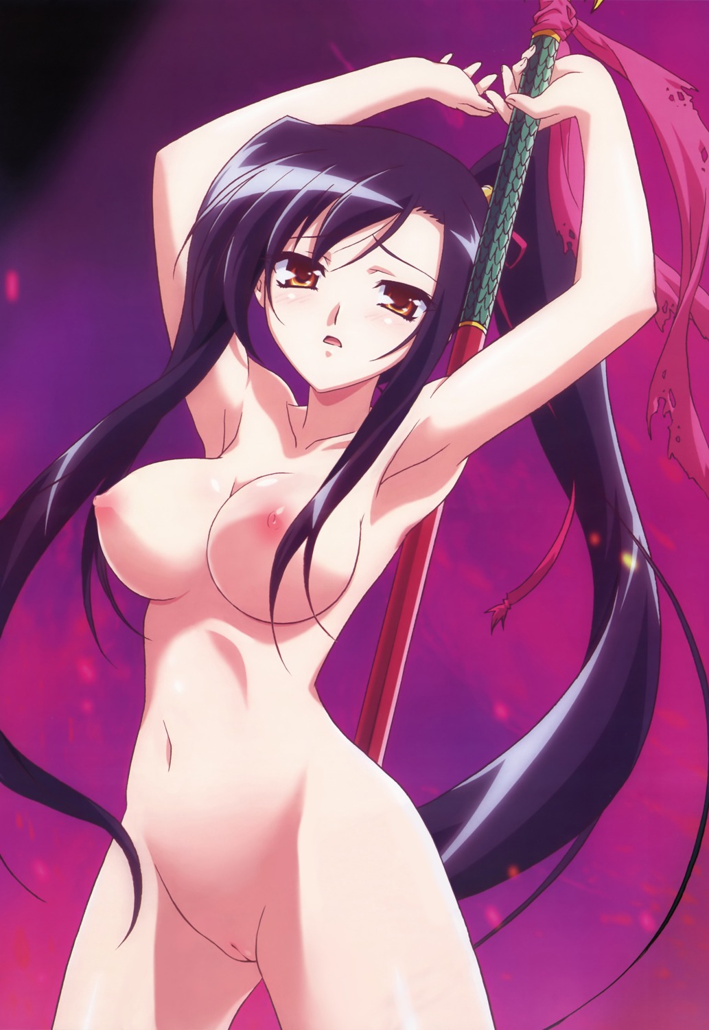 kanu koihime_musou naked nipples photoshop pussy uncensored weapon