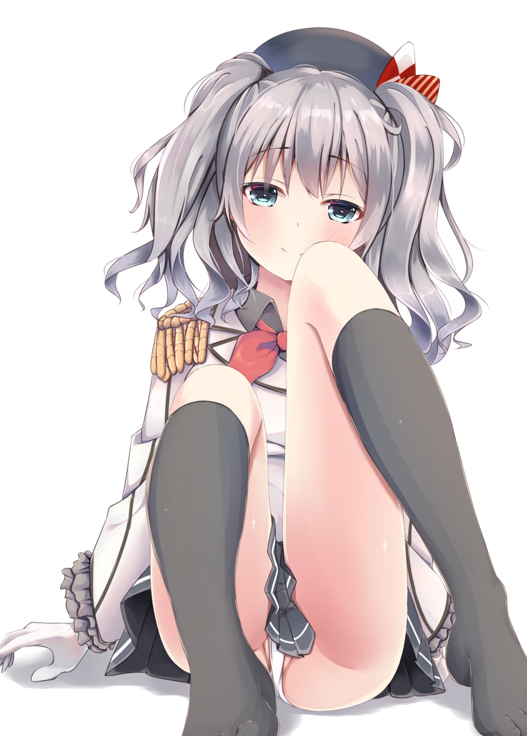 feet kantai_collection kashima_(kancolle) pantsu pokonyan_(kuhina0110) uniform