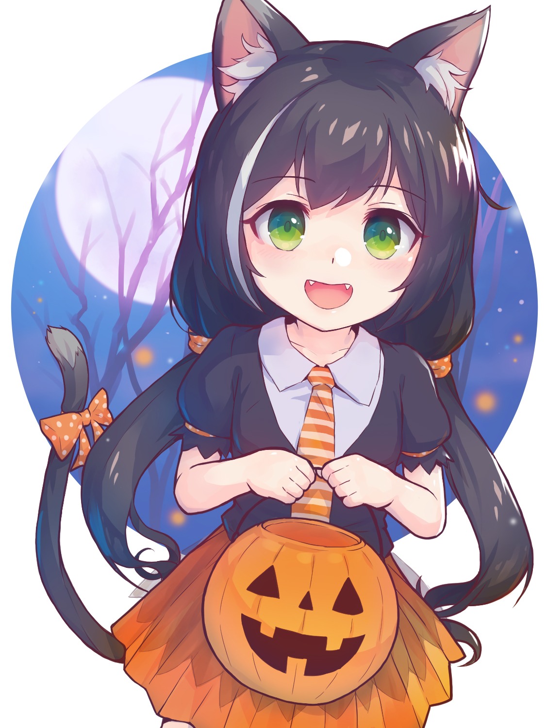 animal_ears halloween karyl_(princess_connect) nekomimi princess_connect princess_connect!_re:dive tail yako_noir